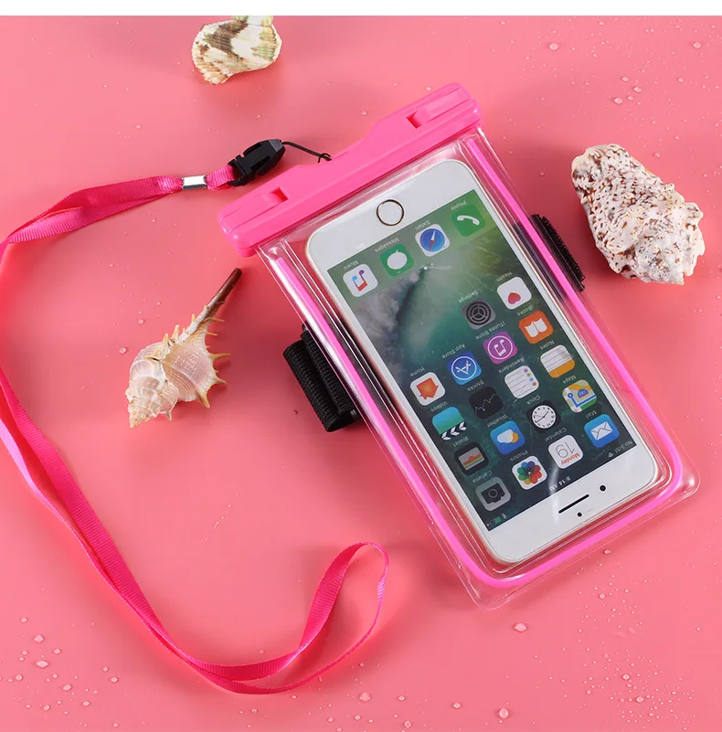 Водонепроницаемый повязку чехол Touch View Экран прозрачный сумка для uhans I8/MX/Ulefone Mix 2