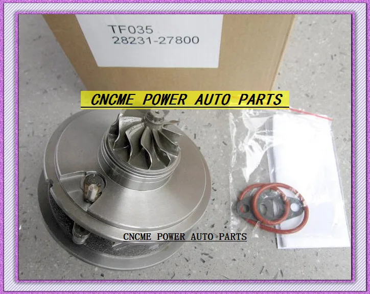 Сердечник картриджа Turbo CHRA TF035 28231-27800 49135-07302 49135-07300 49135-07100 для Hyundai Santa Fe 2.2L CRDi D4EB D4EB-V