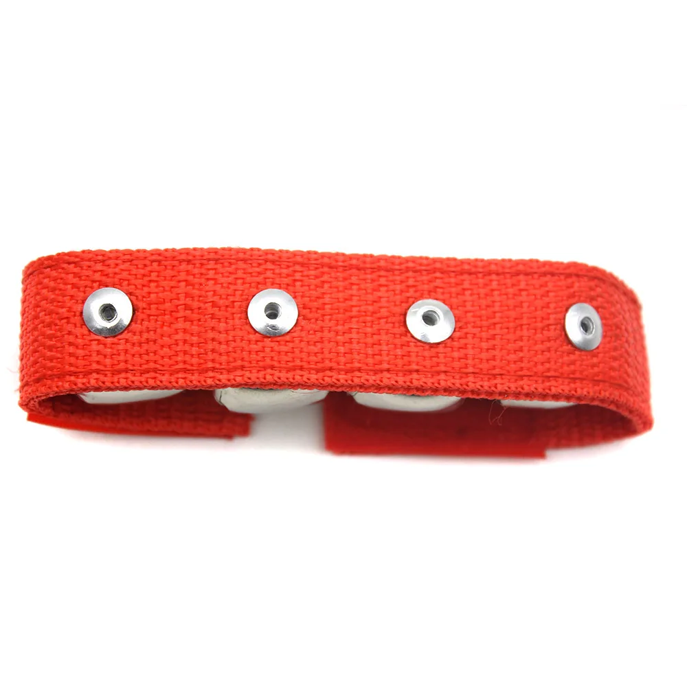 Пара металлический браслет колокольчик наручные Тамбурины с нейлоновой