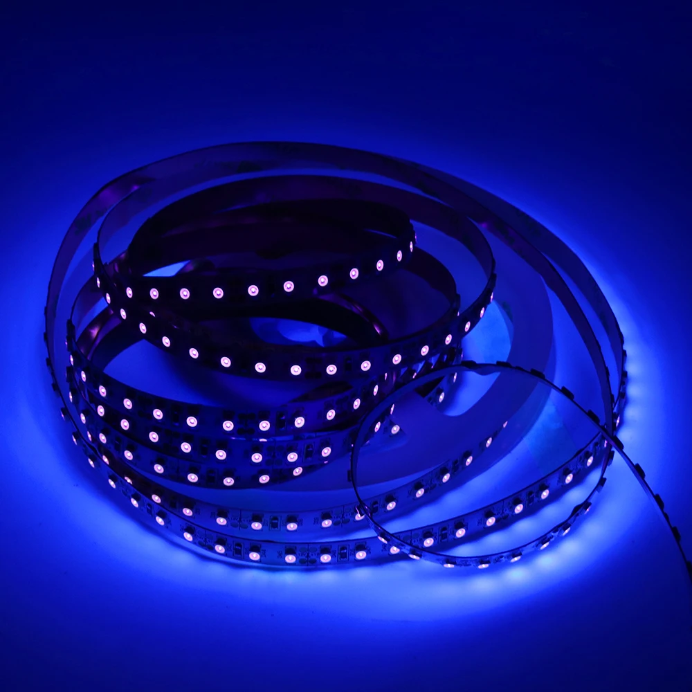 Высокое качество 5 м 395nm Ультрафиолетовый светодиодный полосы 5050 3528 SMD фиолетовый
