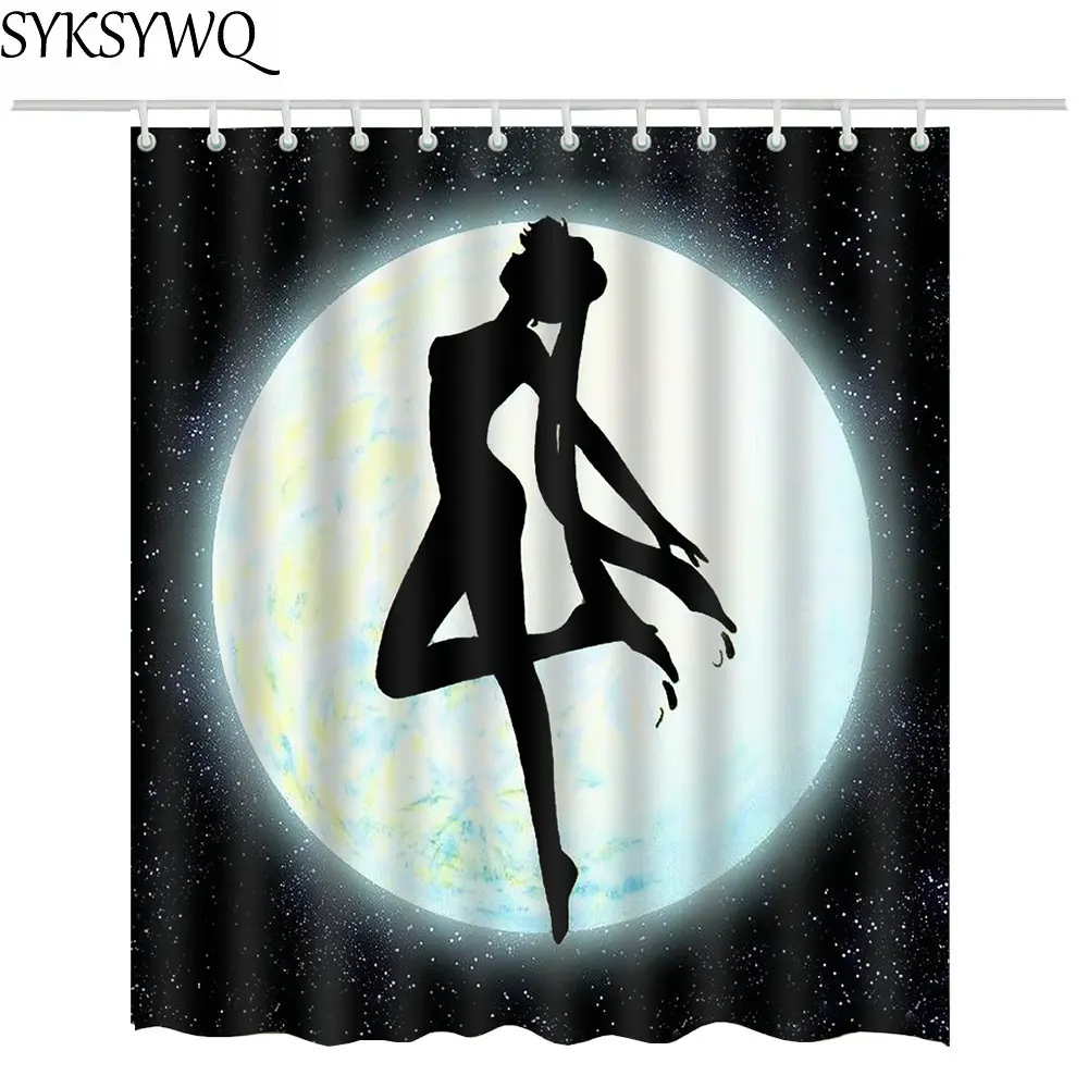 Женская и мужская занавеска для душа из полиэстера|shower curtain|white shower curtaincurtains for