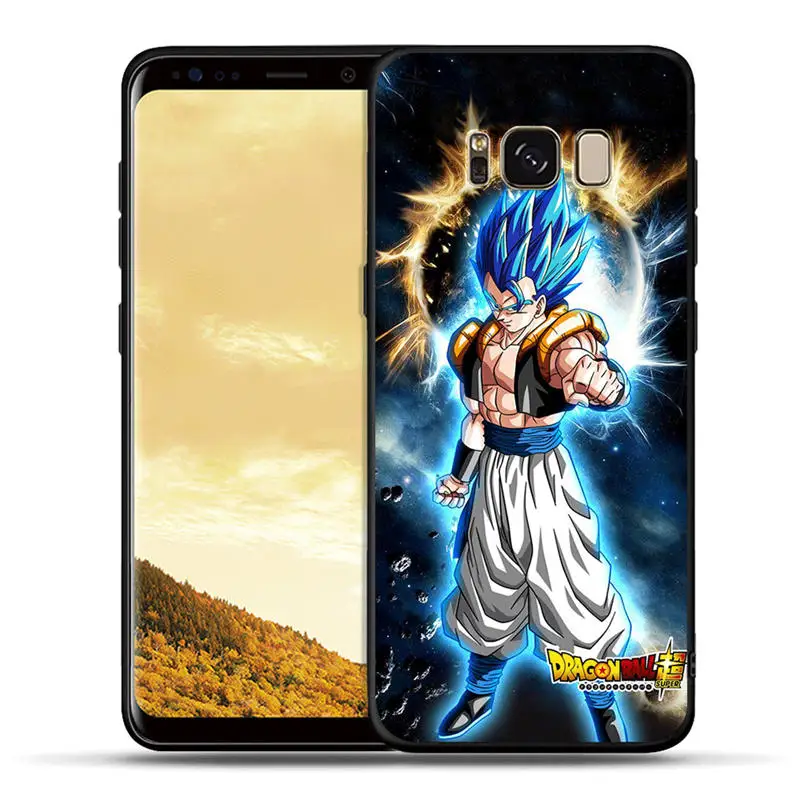 Черный силиконовый чехол для samsung Galaxy S10e S10 S9 S8 Plus Note 8 9 S7 Edge чехлы для телефонов Dragon Ball Z из аниме Goku Super D