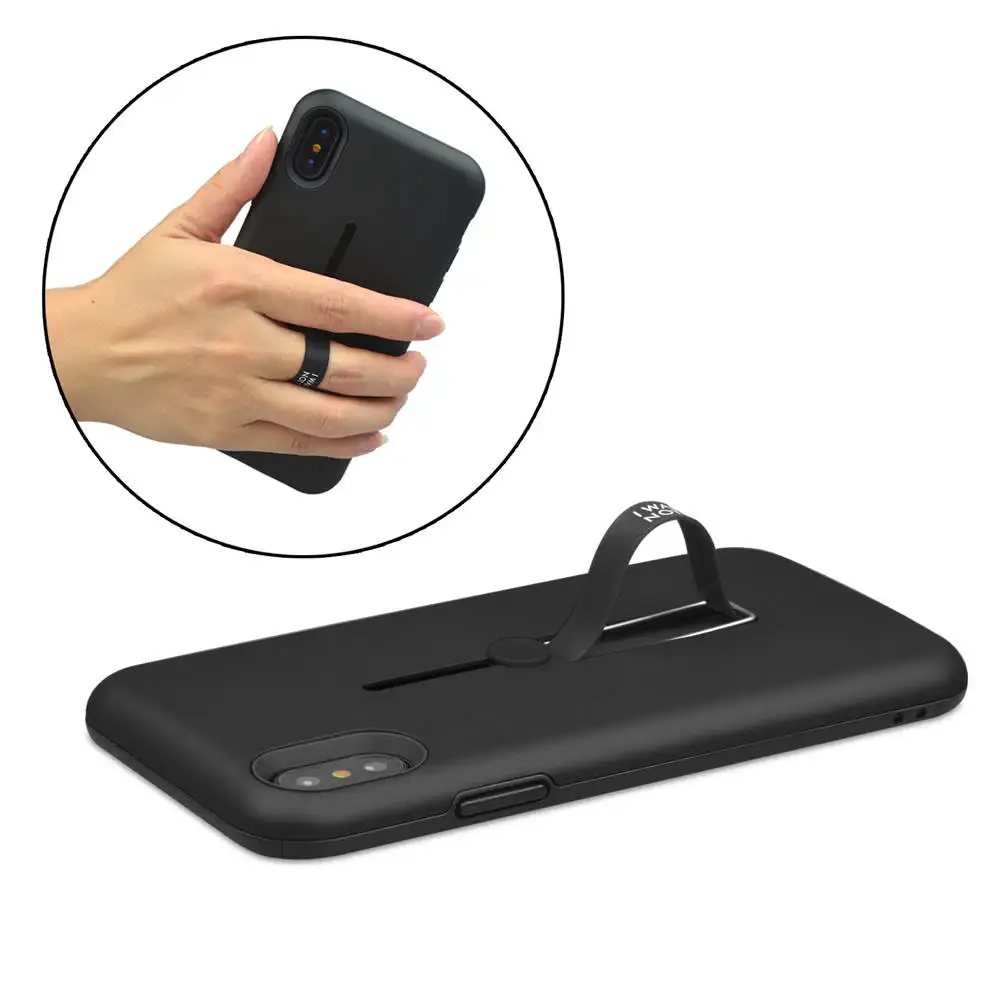 For iphone 5S 6/7/8 PLUS X Fashion Soft silicon Ring Phone Case x Hide Stand Holder Cover 6s case |