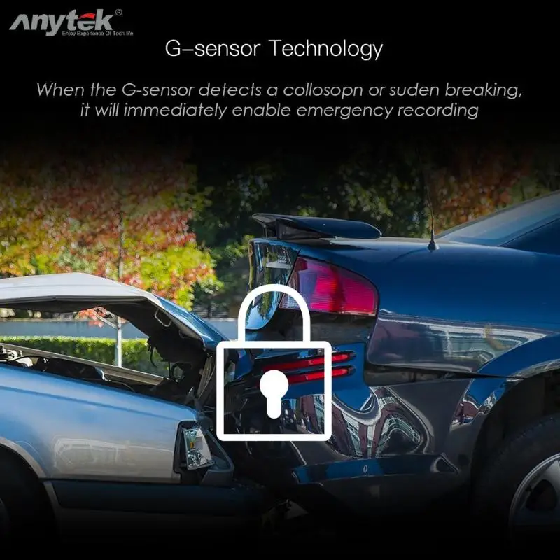 Anytek Q2N 2," экран мини Автомобильный видеорегистратор камера Full HD 1080P объектив 135 градусов видеорегистратор регистратор g-сенсор Dashcam