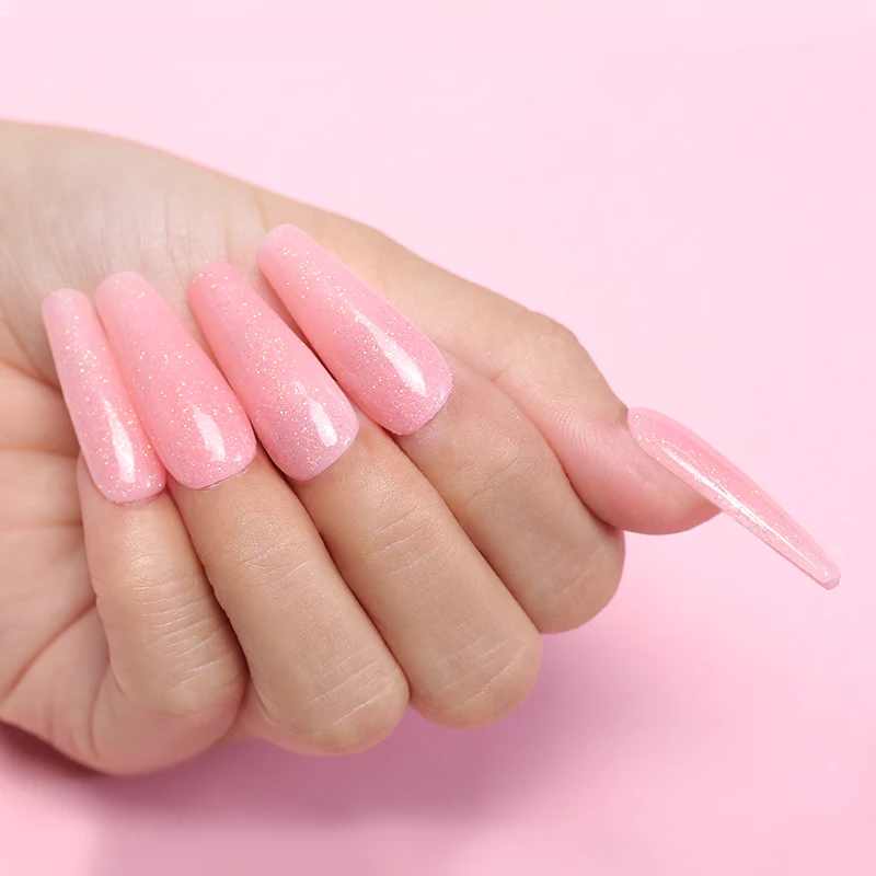Azure Beauty 8Pcs/Lot Pink Nail Dipping Powder Kits Gradient Color Not Need Led Lamp Dry Dip Decorations Kit | Красота и здоровье