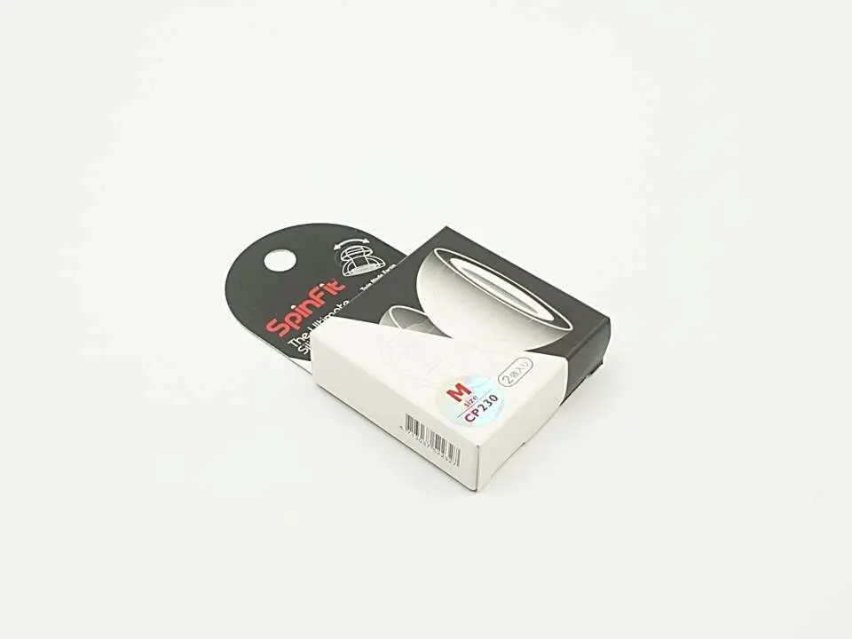 Силиконовые амбушюры SpinFit TwinBlade CP230 размер М 5 мм двойной фланец для наушников