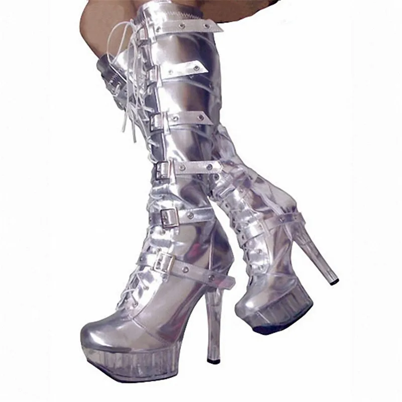 CDTS с модной ременной застежка-молния Женская обувь пряжкой На платформе botas mujer 15