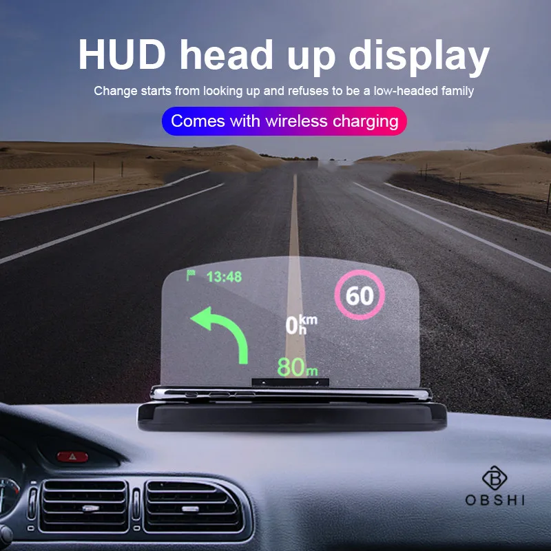 Универсальное беспроводное зарядное устройство для автомобиля GPS навигация