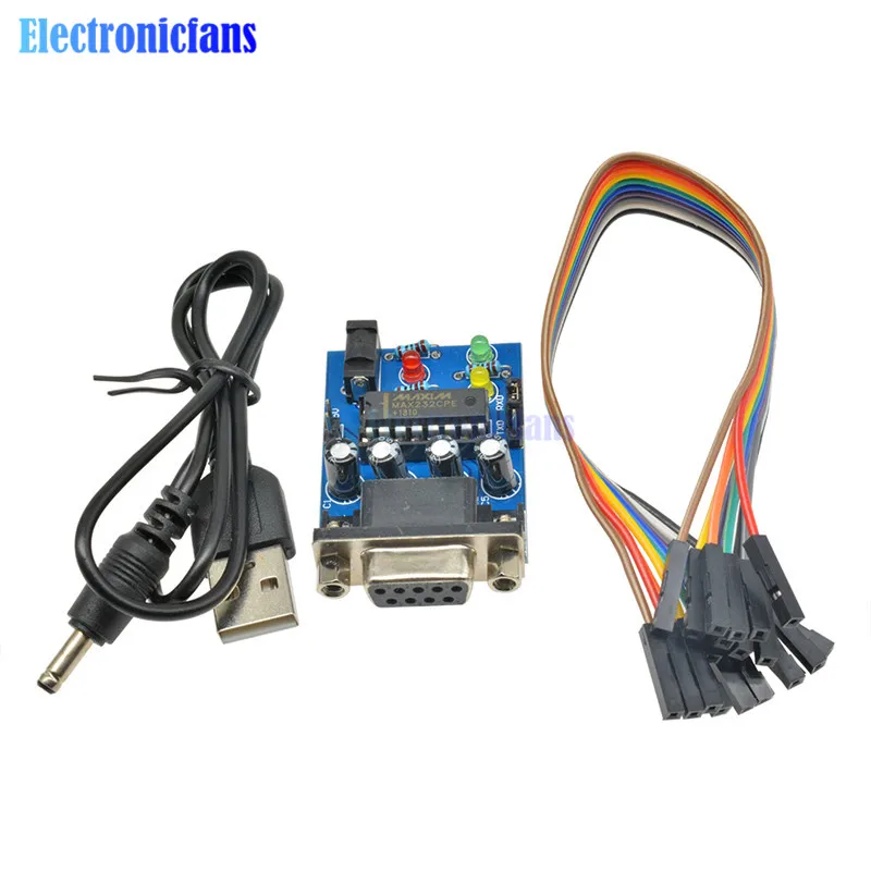 Модуль преобразователя MAX232 COM DB9 серийная плата MAX232CPE чип передачи ATMEGA16