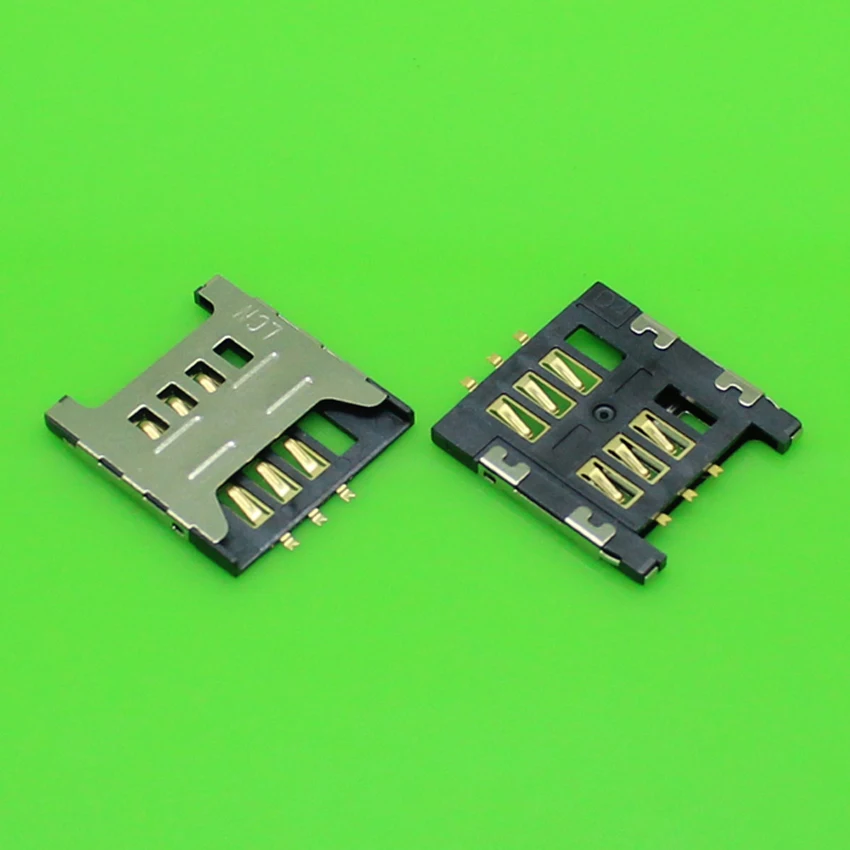 ChengHaoRan 1 Piece SIM card socket slot holder connector for Samsung GT E1200M E1200 I519 I939D I939i. size:17.5*16 KA-186 | Мобильные