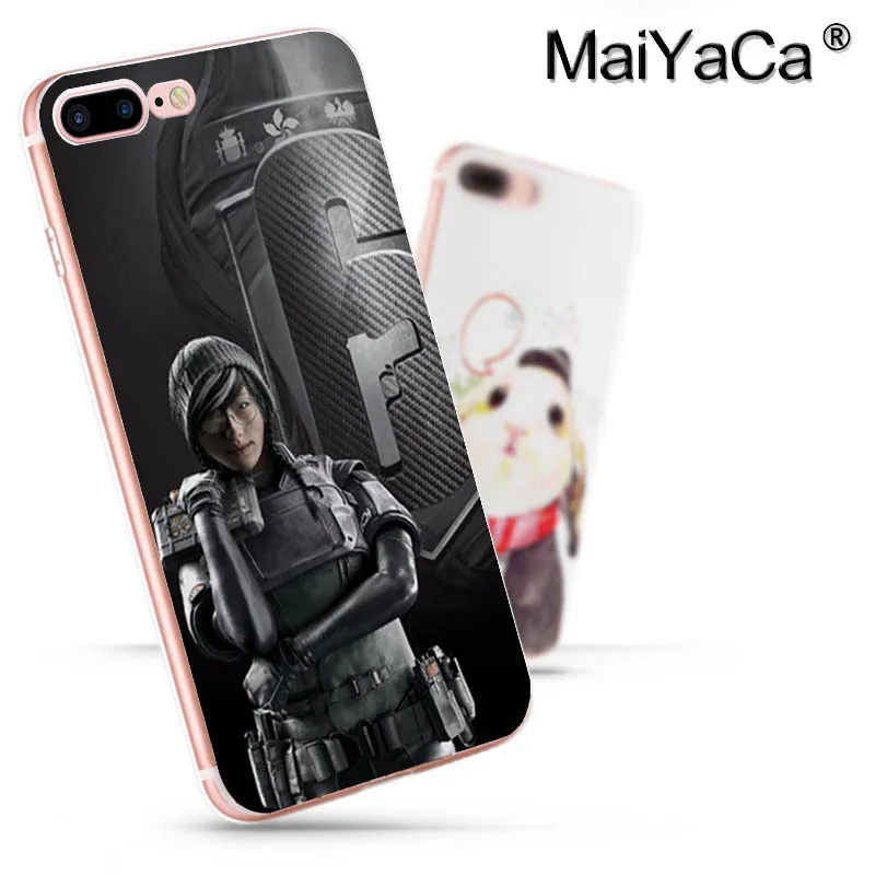 MaiYaCa Voltron Rainbow Six Siege YuGiOh прозрачный мягкий ТПУ чехол для телефона Apple iPhone 8 7 6 6S Plus X 5