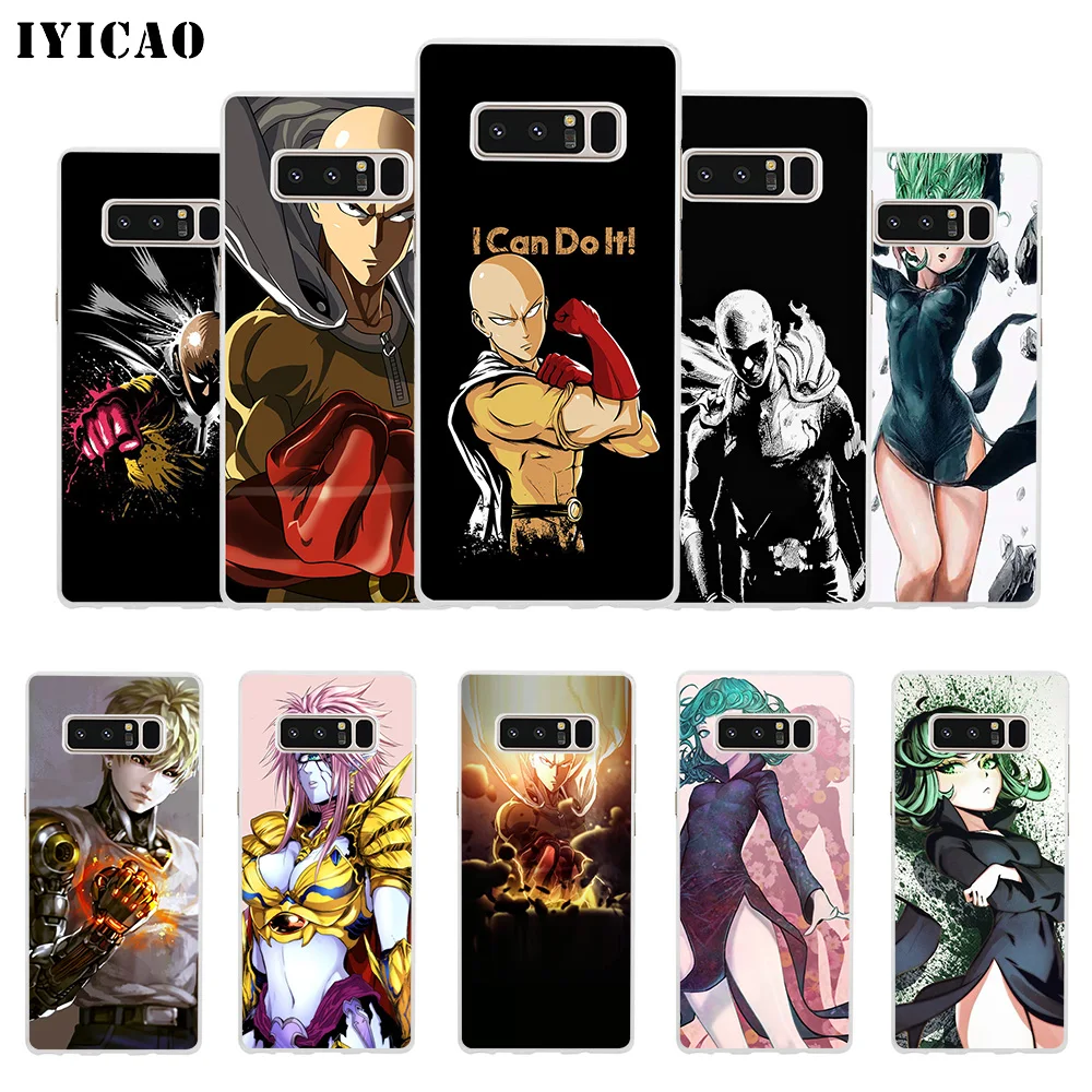 IYICAO One Punch Man Мягкий силиконовый чехол для телефона samsung A5 A6 Plus A7 A8 A9 J3 J5 J7 Note 8 9 TPU |