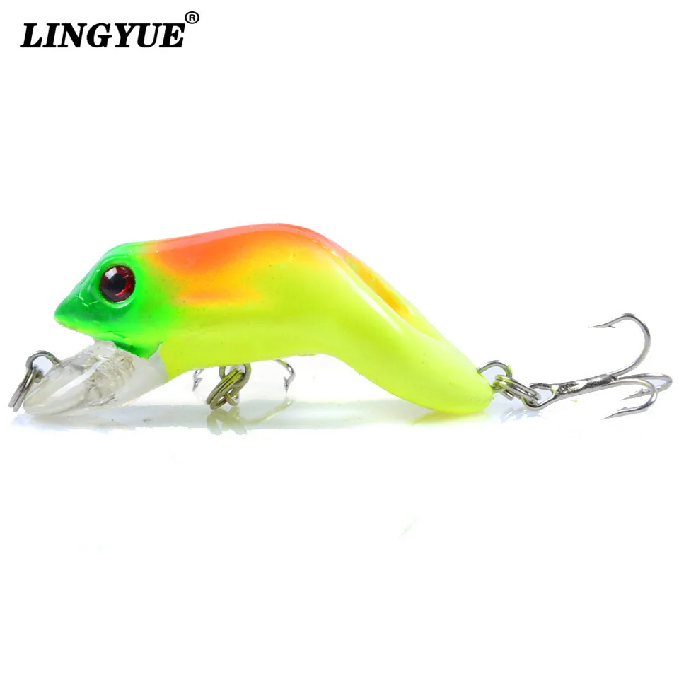 Новинка 1 шт. жесткая пластиковая рыболовная приманка в виде лягушки 5 см/8 9 г