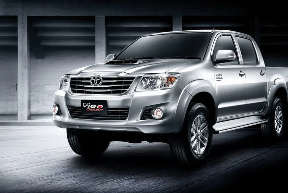 2 шт. двойной светильник Светодиодный дневной ходовой светильник DRL для TOYOTA HILUX VIGO 2012- 1:1 замена