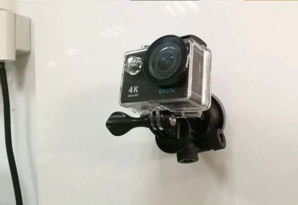 Автомобильный держатель на присоске для Go Pro Hero 4 3 2 1 для SJ4000 sj5000 SJ7000 SJ8000 F60 eken H9 yi камера