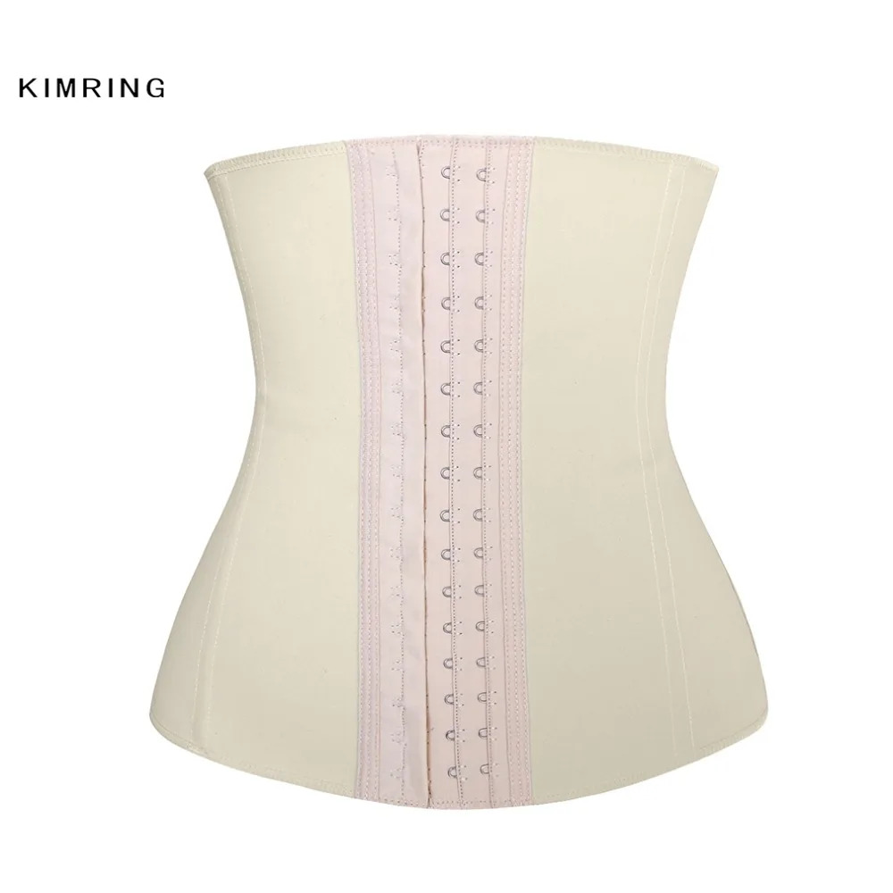 Kimring Steel Bones Underbust Corset Plus Size Latex Waist Cincher Bustiers and Women Shapewear Corselet | Женская одежда