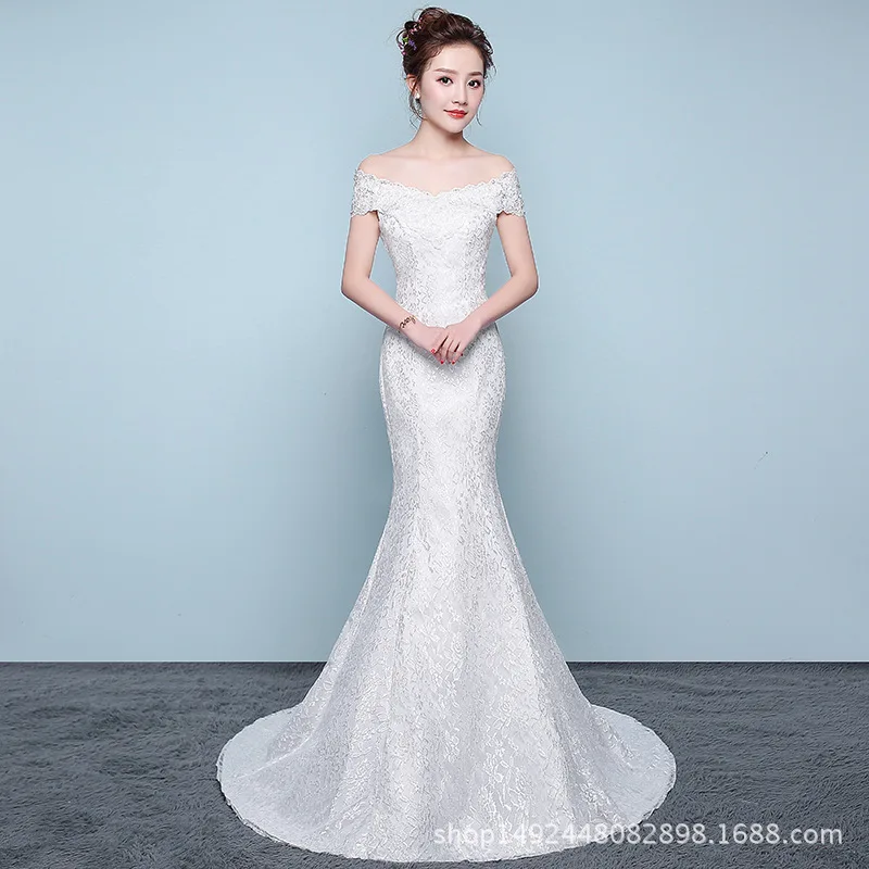 Vestido De Noiva Роскошные свадебные платья Русалочки с вырезом лодочкой и открытыми