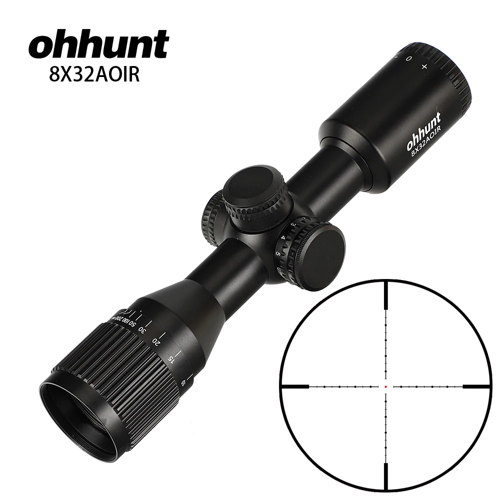 Ohhunt Guardian компактный охотничий прицел 25 4 мм или 30 трубка тактическая Оптика Fogproof