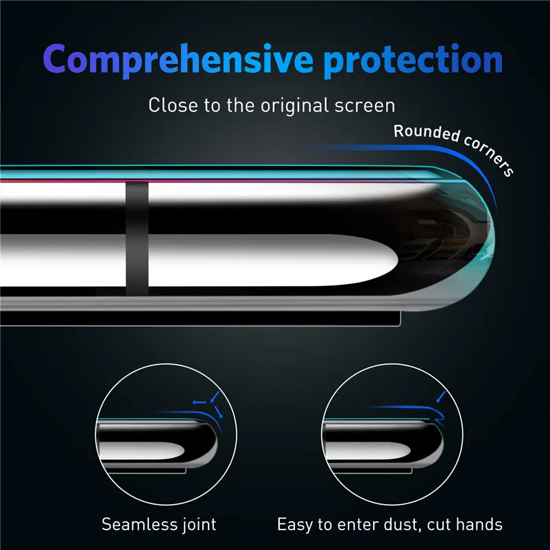 Защитное стекло 9D radian для iPhone 7 6s 8 plus экрана XS MAX XR закаленное 9H|Защитные стёкла и