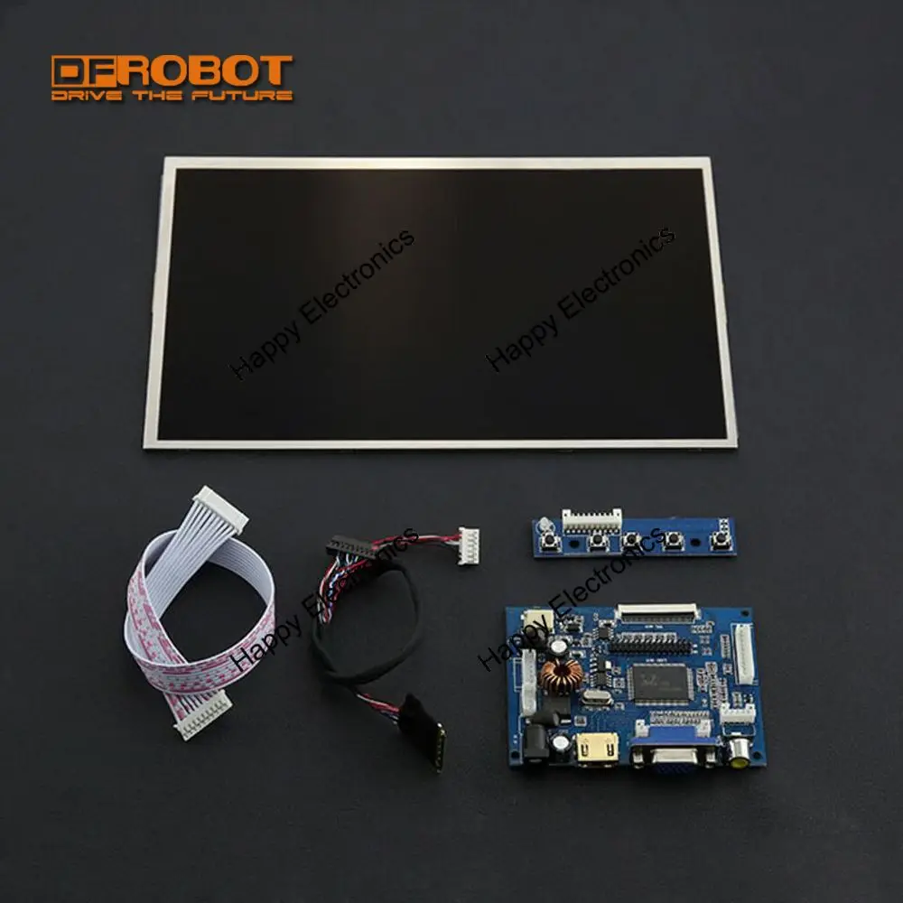 DFRobo10.1 &quotдиагональный экран 1280x800 дюймов IPS TFT LCD HDMI совместимый VGA AV для Lattepanda Raspberry