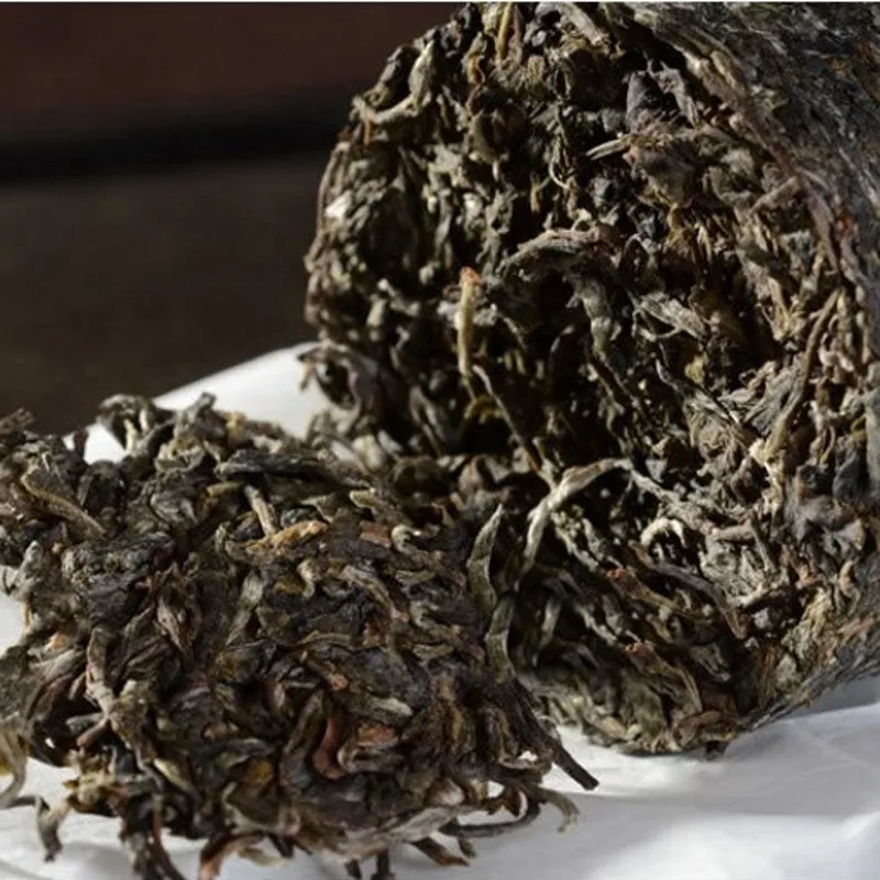 Китайский Юньнань старый 500 г чай сырец для ухода за здоровьем чайный кирпич