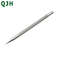 high quality leather craft goods making diy marker leather carving art positioning scribing stroke tool stainless steel pen draw