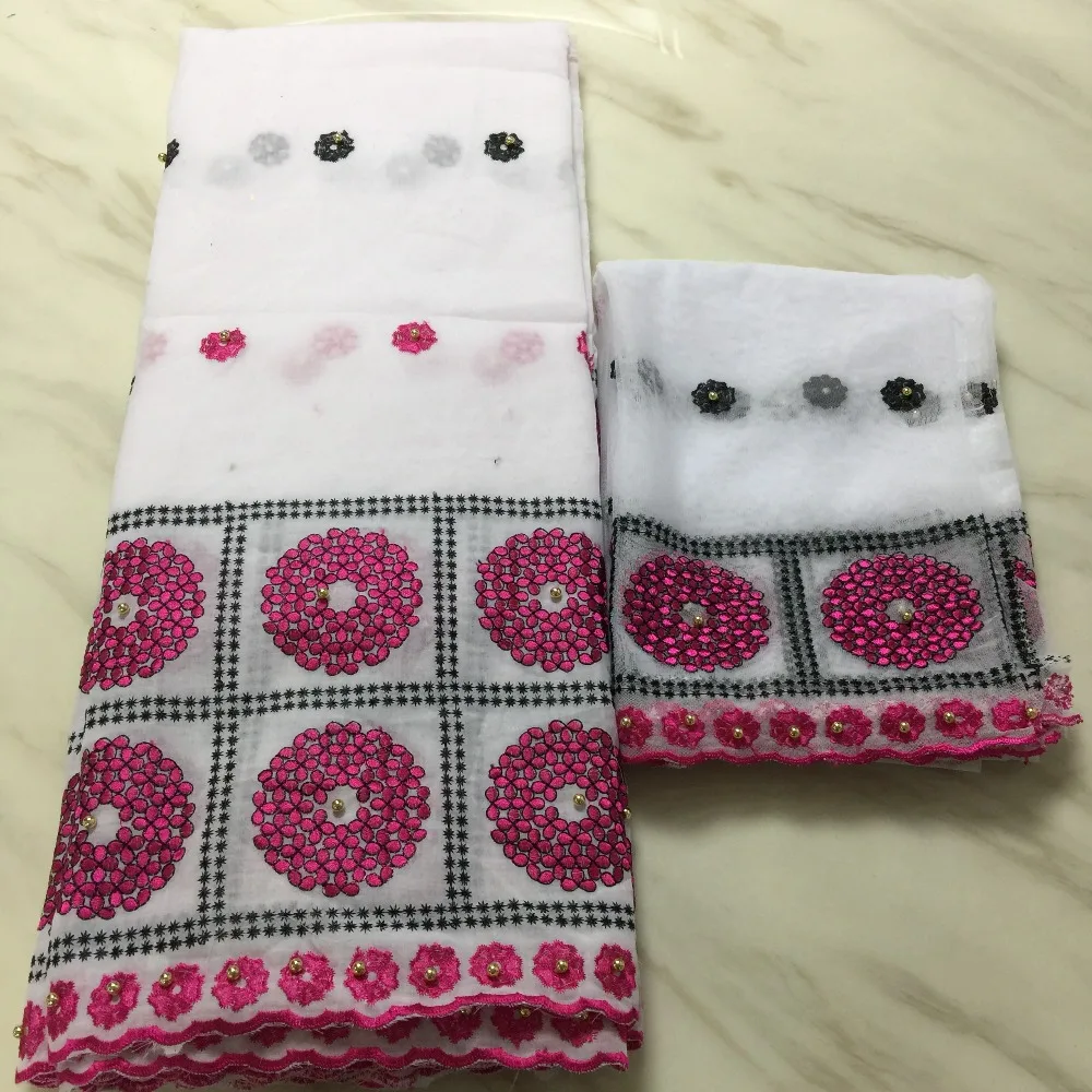 (5 + 2 метров) высокое качество элегантный и очаровательный белый вышитые бисером