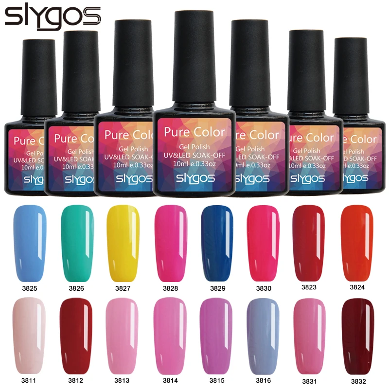 Гель лак для ногтей 10 мл 60 цветов|nail lacquer|colors geluv nail gel polish |