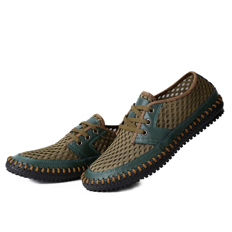 2015 DrivingHigh Quality Handmade fashion men's lightweight walking shoes waterproof breathable slip outdoor camping | Спорт и