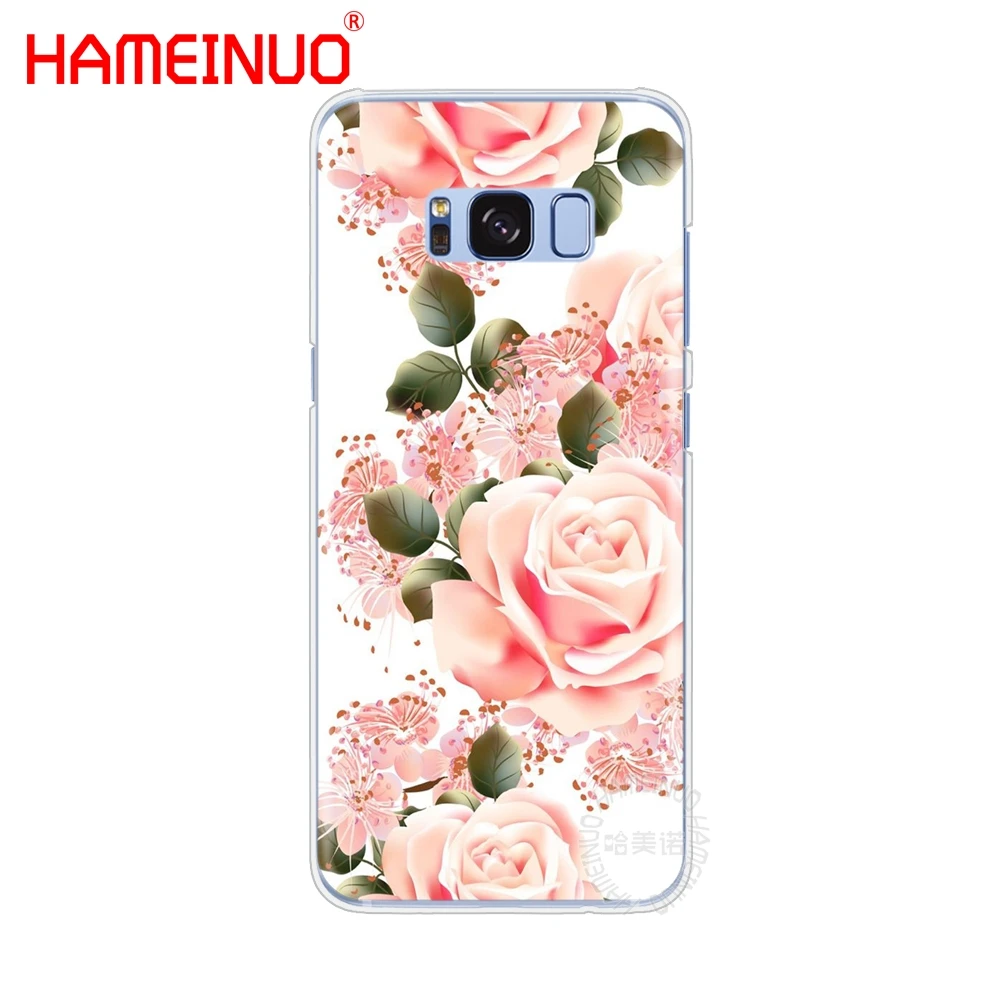 HAMEINUO красивый чехол для сотового телефона с цветочным рисунком и листьями Samsung