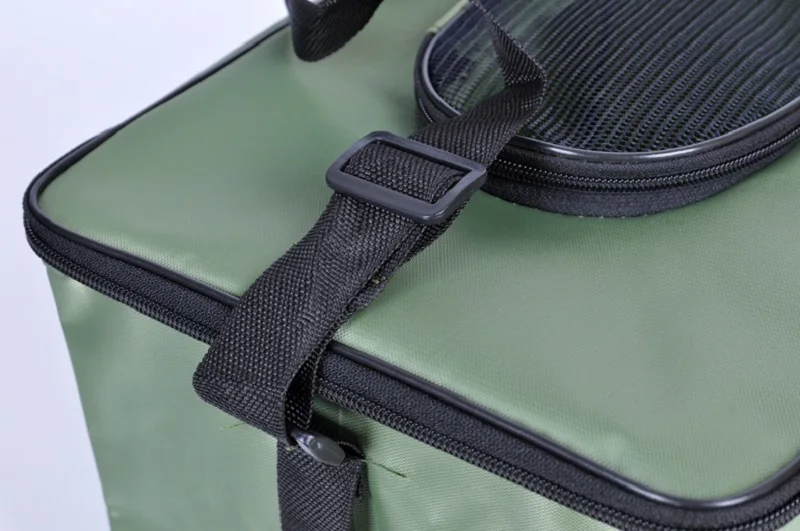 Зеленая портативная складная сумка для рыбалки на открытом воздухе, живая рыба, коробка морская водонепроницаемая снасть корзина аксессуары.