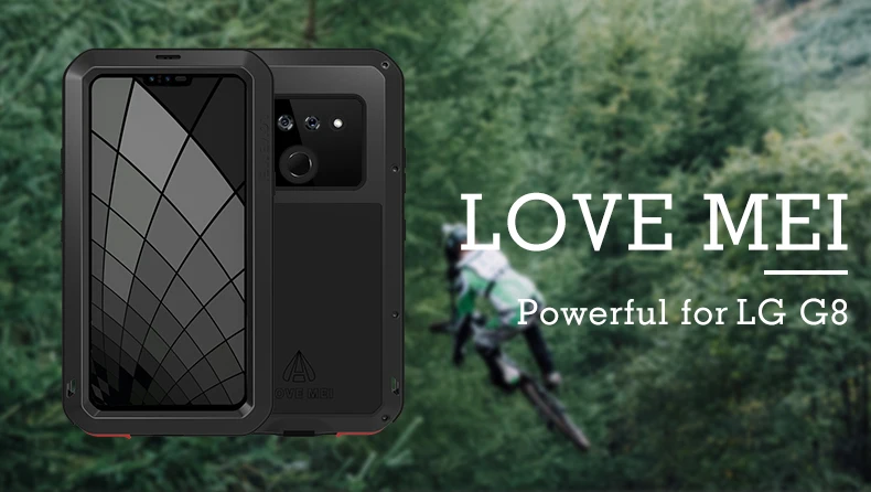 Gorilla glass) LOVE MEI мощный чехол для LG G8 ThinQ чехол для телефона LG G8 Водонепроницаемый Алюминиевый металлический Броня чехол для телефона LGG8