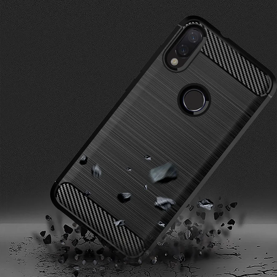 Case for Xiaomi Redmi Note 7 Pro 7Pro Silicone Armor Bumper Shockproof Cover Phone Cases Luxury Xiomi Note7 |