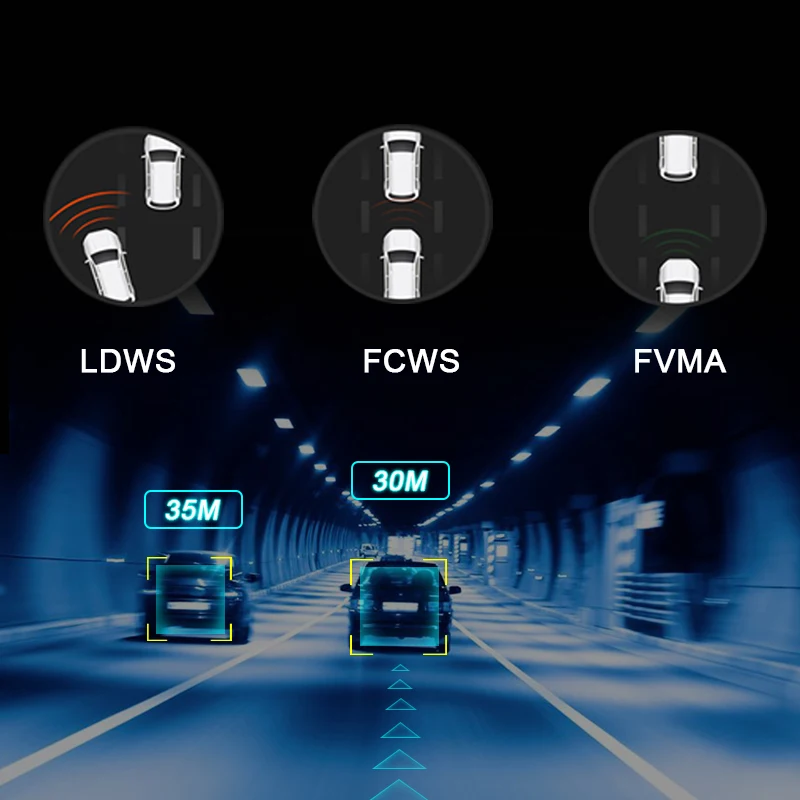 AWESAFE 4 г Android 5 1 Видеорегистраторы для автомобилей Камера ADAS регистраторы FHD 1080 P