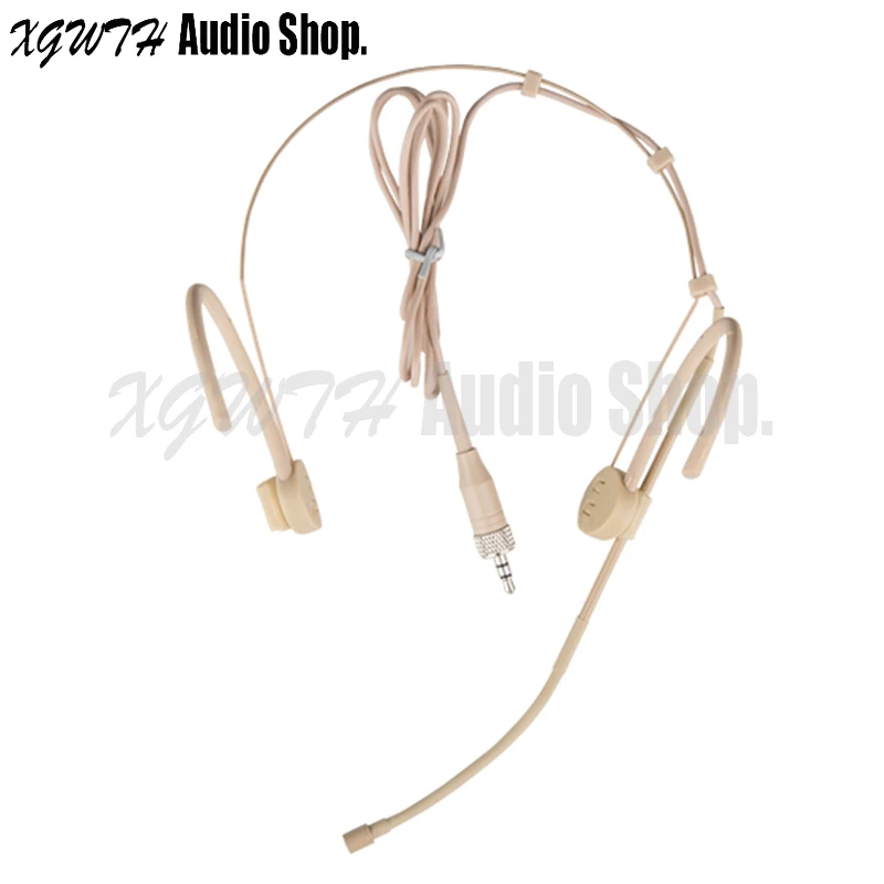 

Гарнитура с двойным крючком для наушников Sennheiser, беспроводной радиомикрофон Beltpack, складные уши, запираемый на 3,5 мм