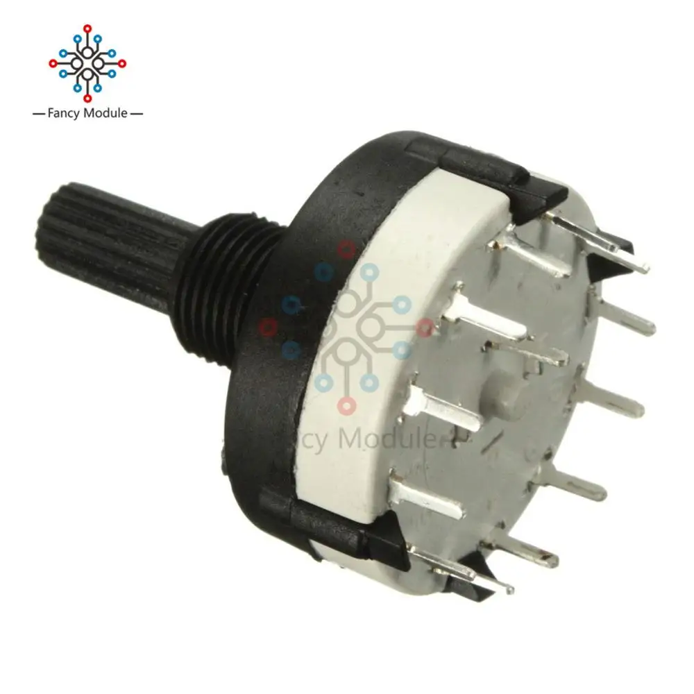 Поворотный переключатель диаметром 26 мм диаметр вала 6 3 ножа 4 файла Регулируемый