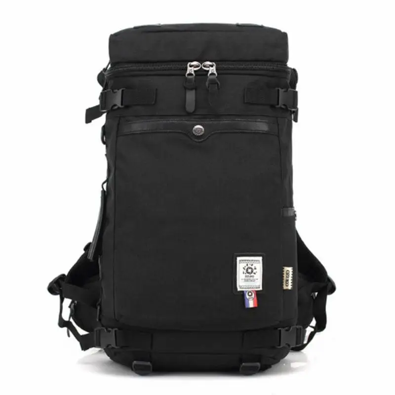 Рюкзак ozuko для мужчин mochilas с защитой от кражи чемоданы и дорожные сумки многофункциональный мужской masculina водонепроницаемый рюкзак нейлоновая сумка - Цвет: Черный