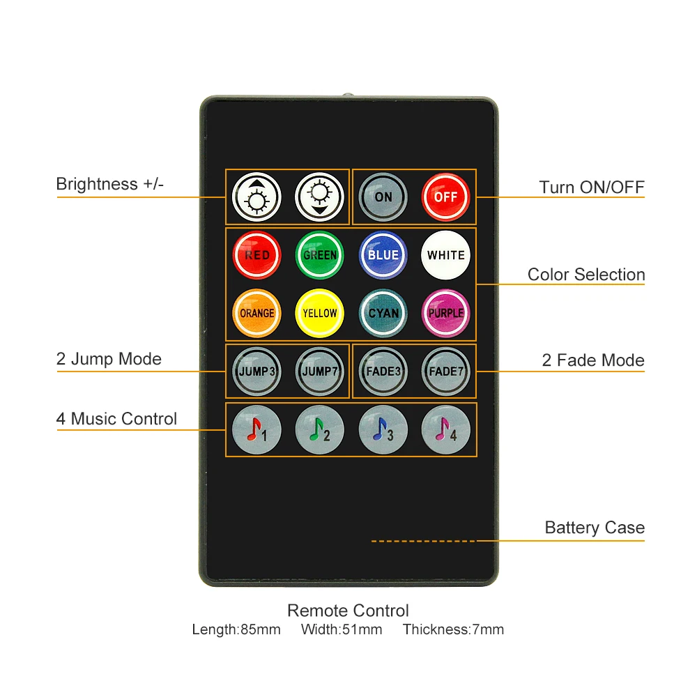 Цветная (RGB) Светодиодные ленты светильник украшение автомобиля 5050 SMD RGBW Музыка