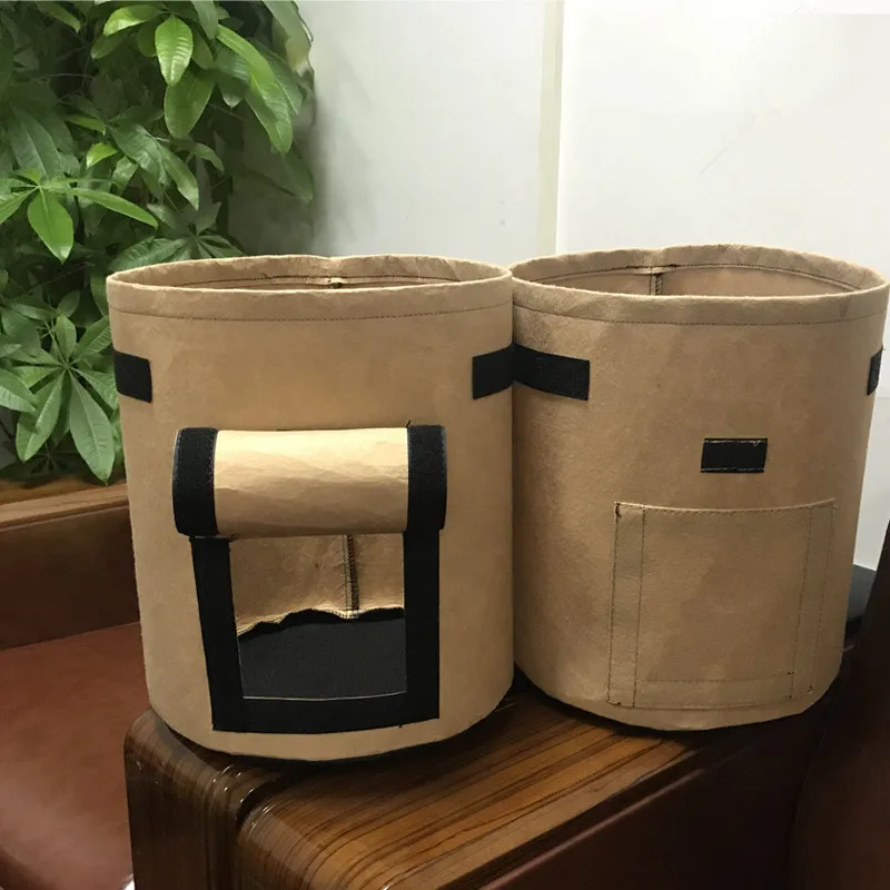 DIY растение выращивание картофеля Плантатор из полиэтиленовой ткани томатный мешок-контейнер для посадки растений утолщаются садовый горшок Садовые принадлежности