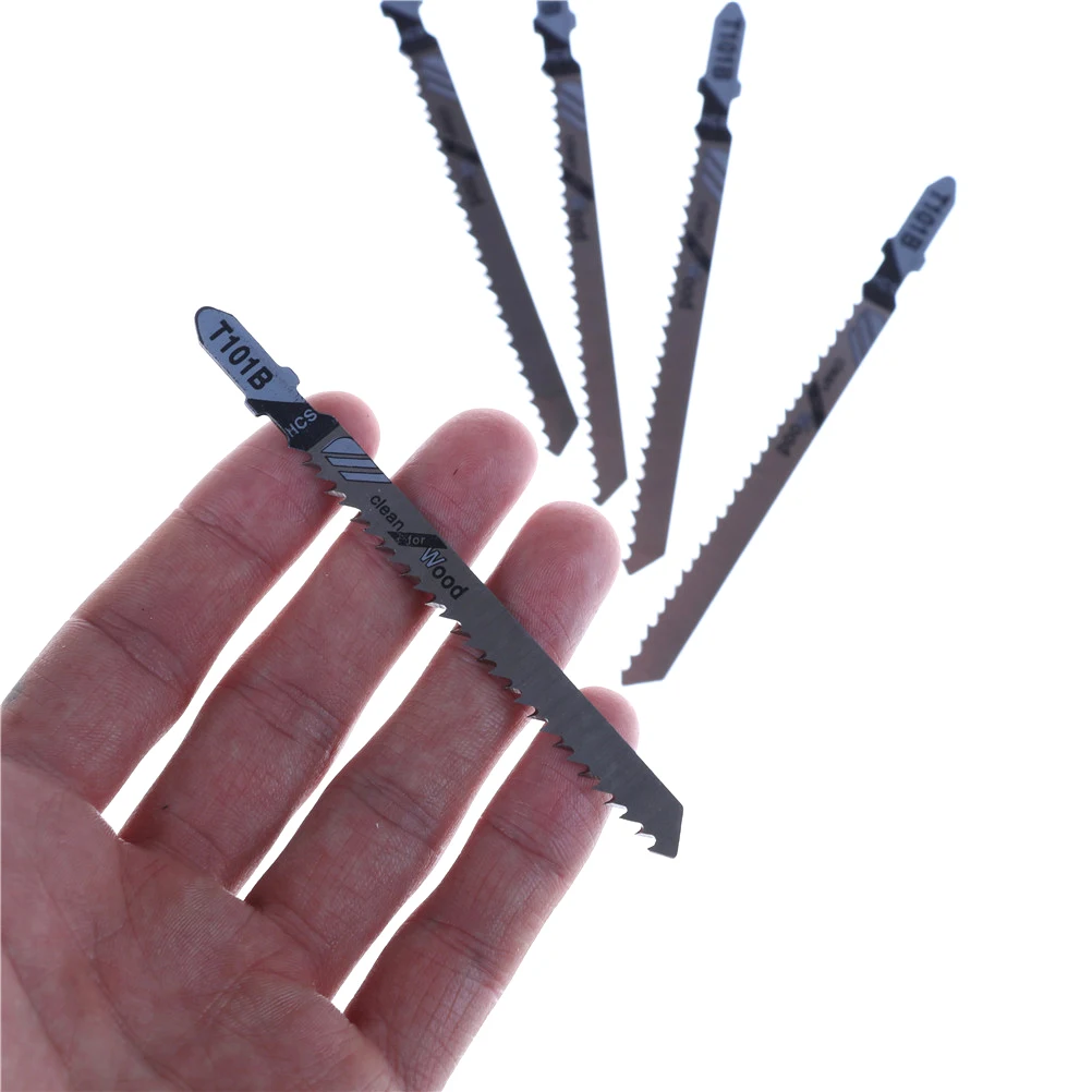 

5Pcs Jig Saw Blades Clean Cutting For Wood T101B 100mm Reciprocating Saw Blade Power Tools New Arrival