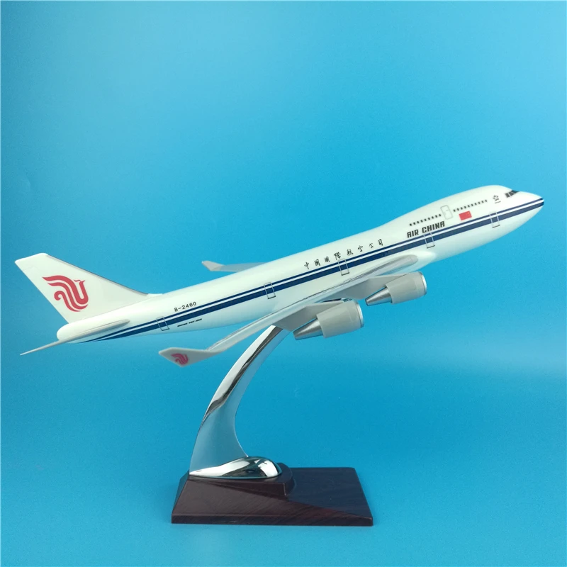 

Модель самолета Боинг B747, базовая игрушка из литого пластика, 32 см, авиакомпании China Airlines
