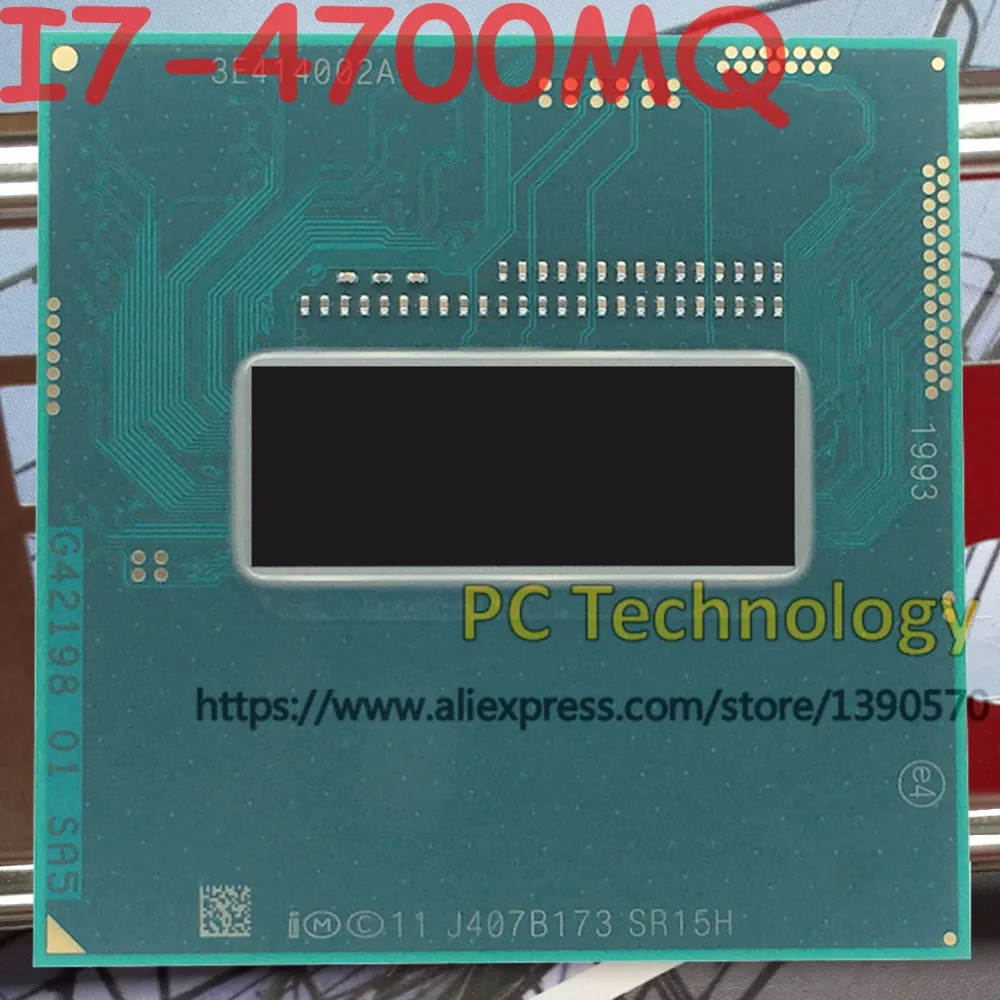 Оригинальный процессор Intel Core I7 4700MQ SR15H 2 40 ГГц 3 L3 = 6 Мб четырехъядерный Бесплатная
