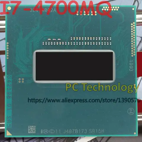 Оригинальный процессор Intel Core I7-4700MQ SR15H, процессор I7 4700MQ, 2,40 ГГц-3,40 ГГц, L3 = 6M, четырехъядерный, бесплатная доставка, отправка в течение 1 дня