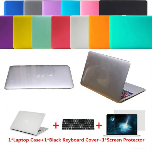Матовый тонкий чехол для ноутбука ноутбук сумка Macbook air Pro 11 12 13 15 дюймов macbook pro retina