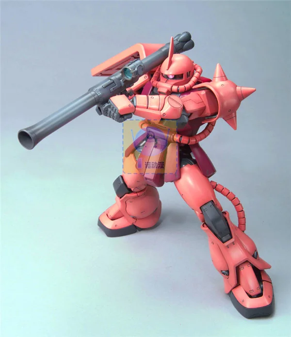 Оригинальный Gundam MG 1/100 модель MS-06S ZAKU 2 княжество зеон чар AZNABLE мобильный костюм