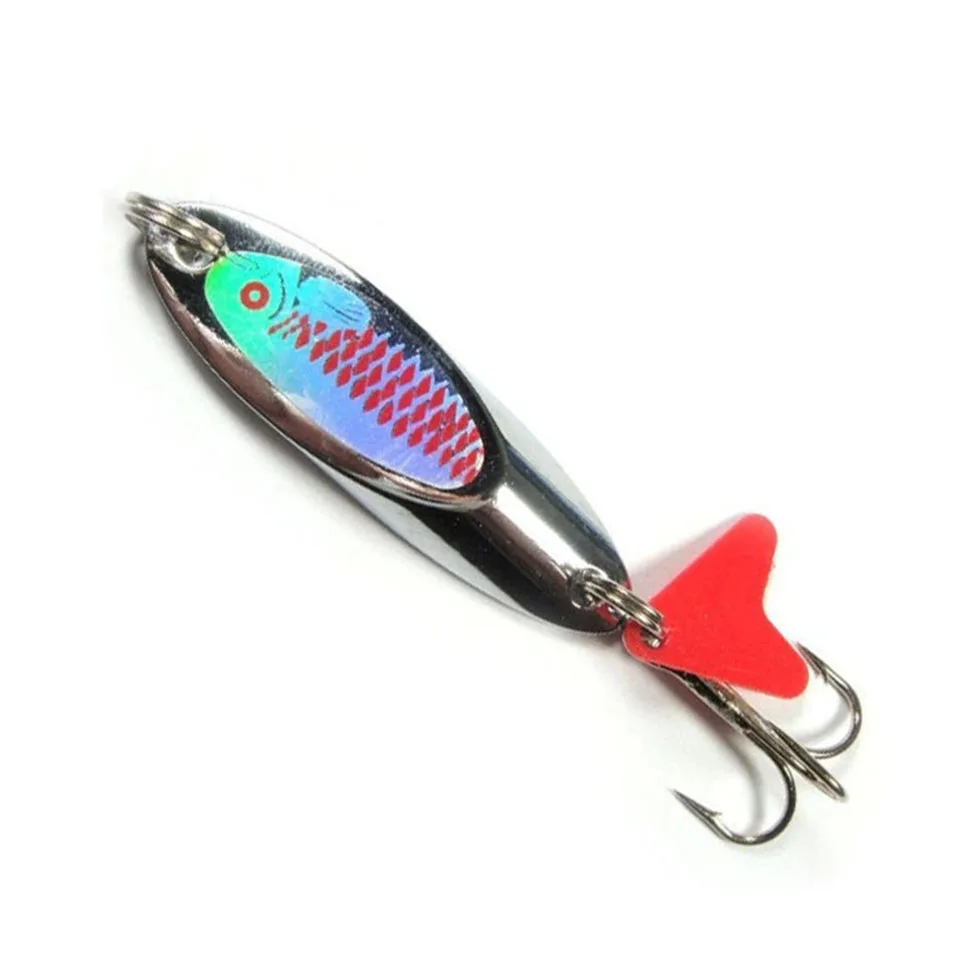 

2PCS/Lot Long Shot Fishing Lure Shine Metal Alloy Peche 10g Hard Lure With Sound Slice Wobbler Carp Spinner Gear Bait