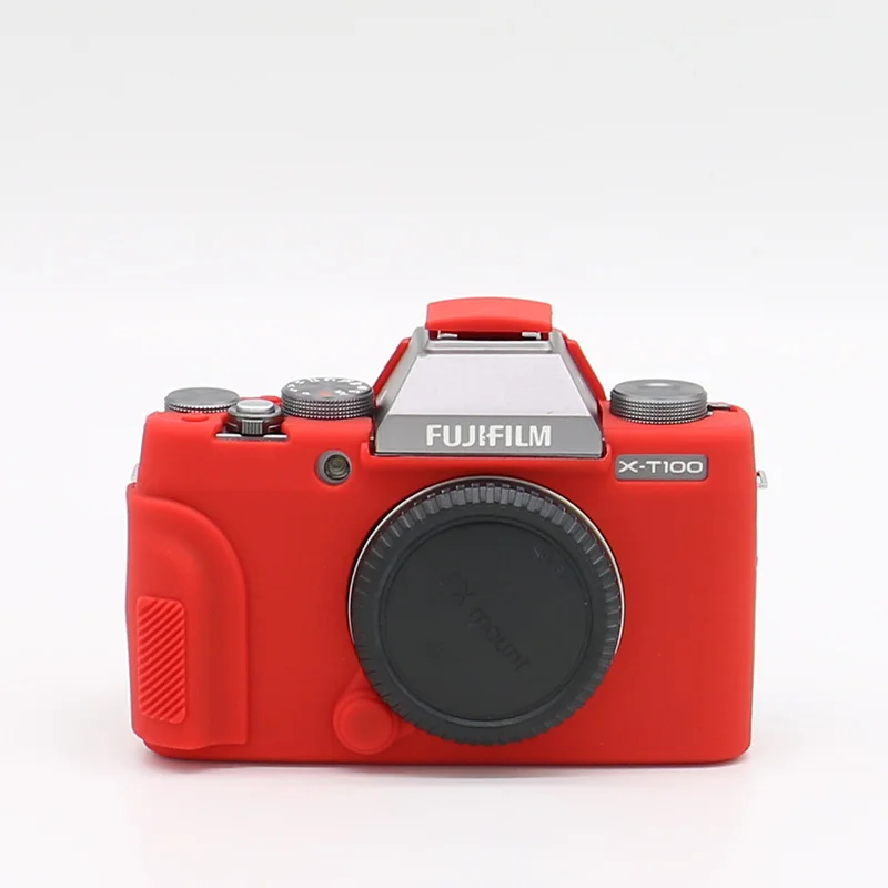 Мягкий силиконовый чехол из ТПУ для камеры Fujifilm Fuji X T100 XT100|Сумки