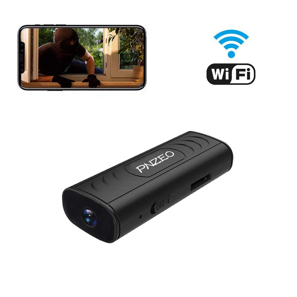 Practical Version Мини домашняя камера безопасности PNZEO 1080P HD Беспроводной Wi-Fi Удаленный просмотр супер мини камера s няня камера маленький рекордер - Цвет: Practical Version