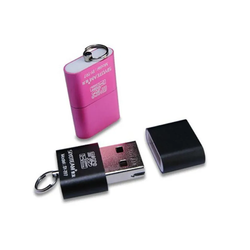 Заводская цена лидер продаж высокоскоростной USB 2 0 Micro SD TF T Flash кардридер адаптер