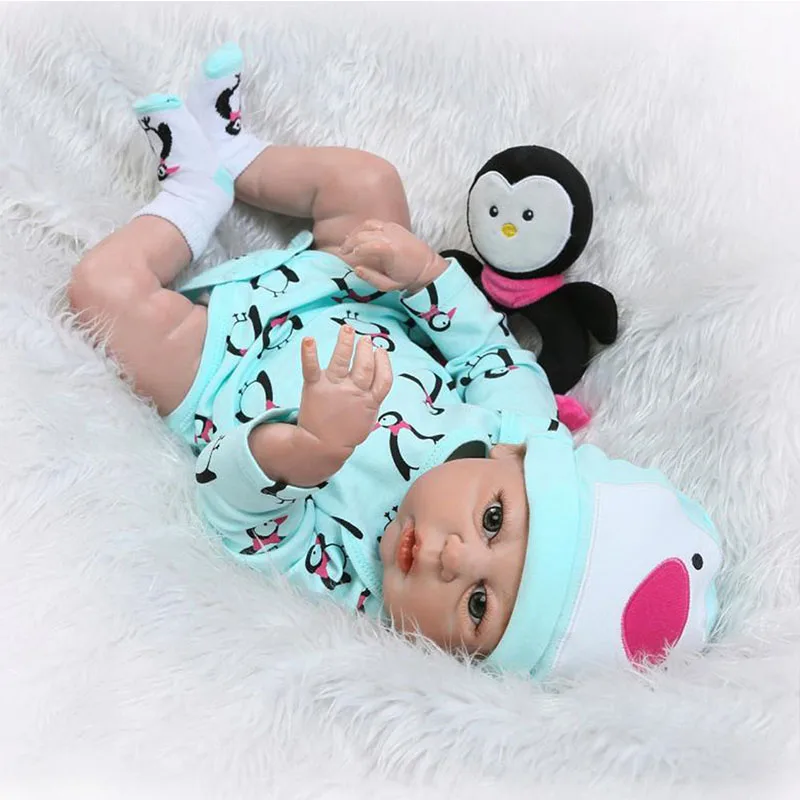 20 &quotперерожденные куклы младенцы всего тела мягкие силиконовые реалистичные